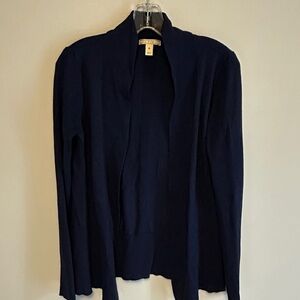 Navy Blue Cardigan Dana Buchman size medium